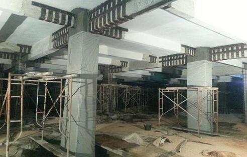 武汉纤维加固施工过程